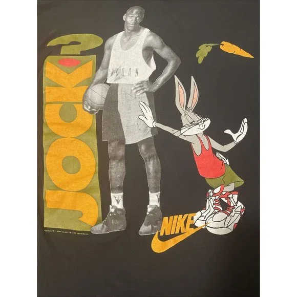 Vintage 1993 Mens XL Nike Air Michael Jordan Looney Tunes Vintage 1993 Mens XL Nike Air Michael Jordan Looney Tunes